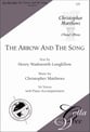 The Arrow and the Song SA choral sheet music cover